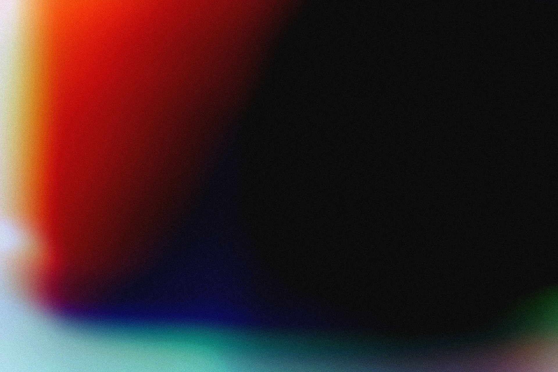 Abstract colorful grainy background imitating light leak on photographic film